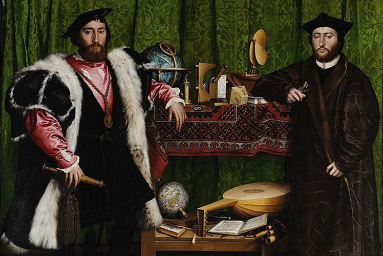 The Ambassadors by Hans Holbein the younger